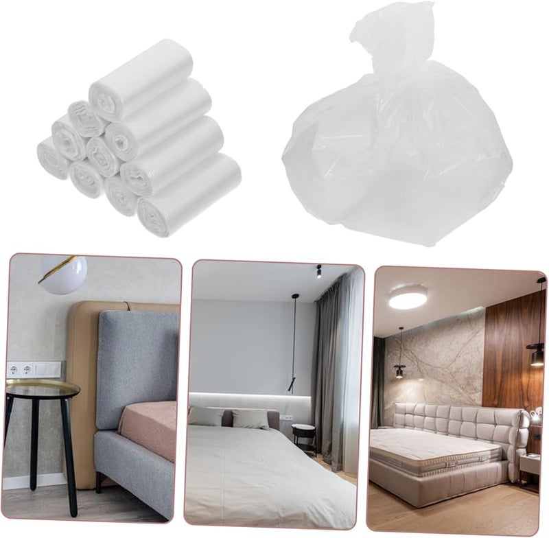 Small Trash Bags 10 Rolls Disposable PE Garbage Liners For Office Kitchen Bedroom Car - Image 3